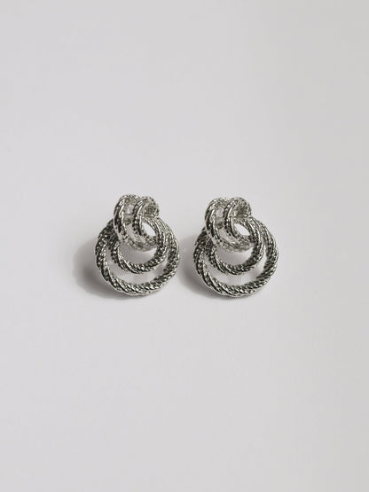 Twisted Silver Bloom Küpe