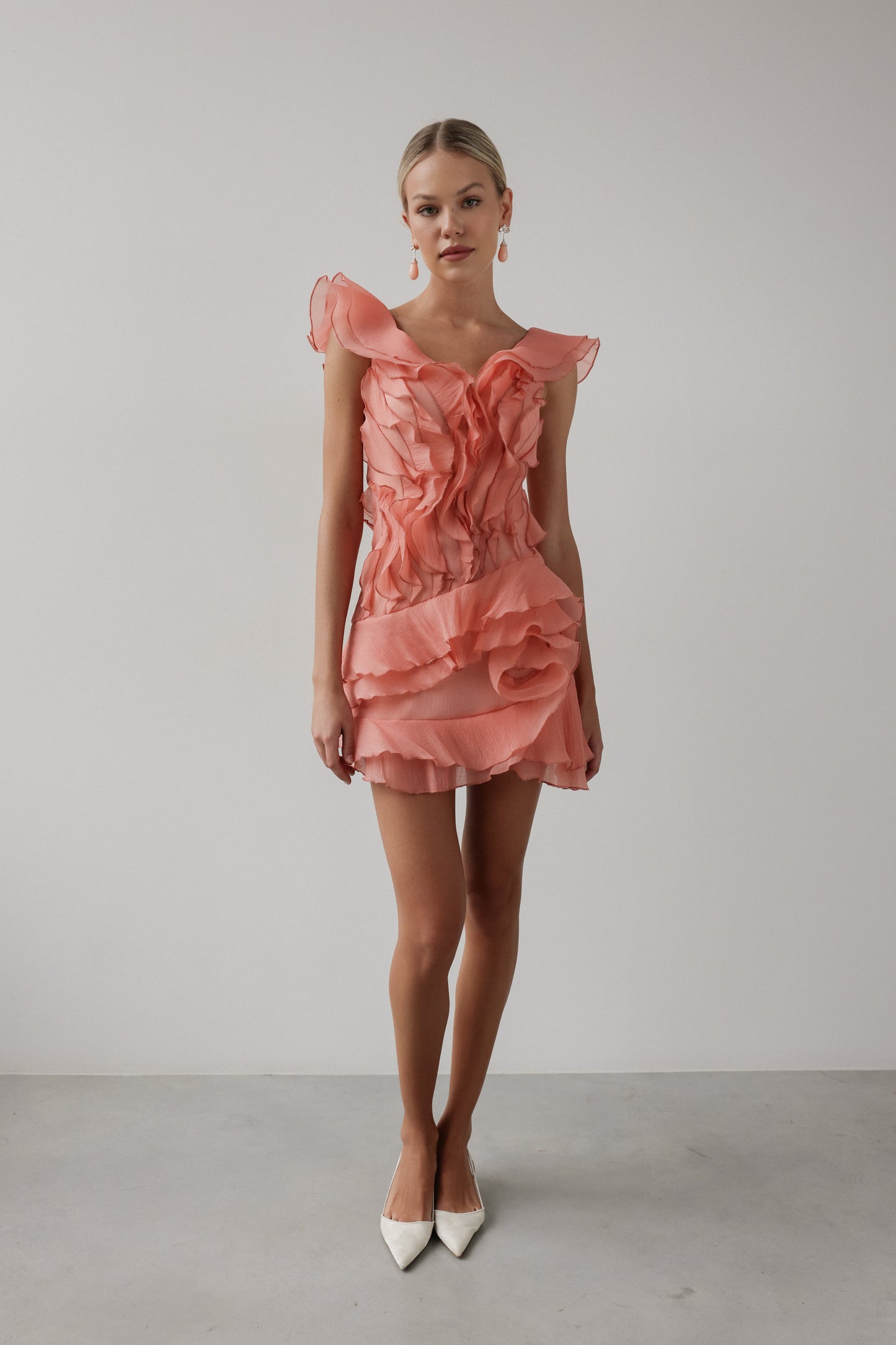 Mercan Çiçeği Elbise