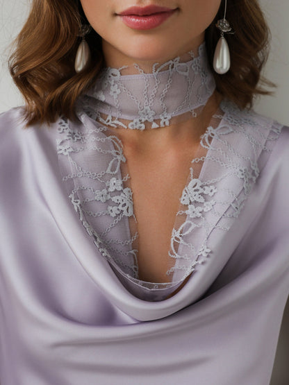 Lavanta Whisper Elbise