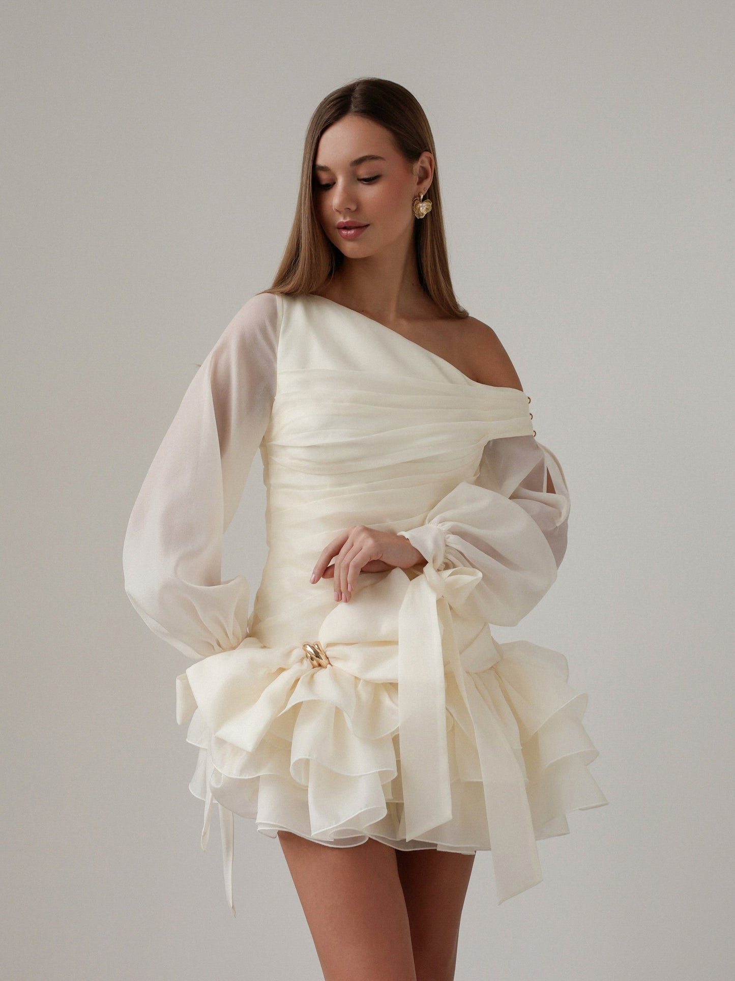 Fırfırlı Senfoni Elbise