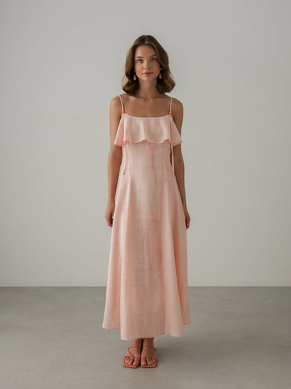 Fırfır Askılı Elbise