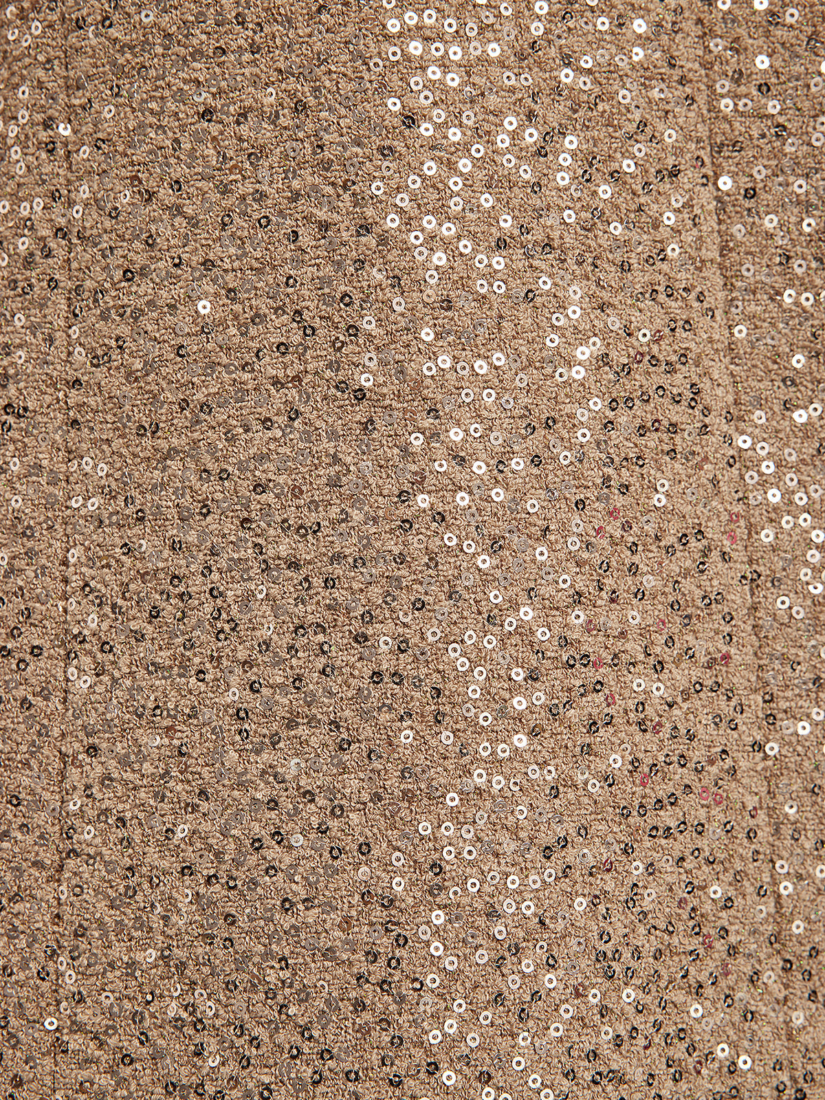 Altın Pullu Kamelya Broşlu Ceket