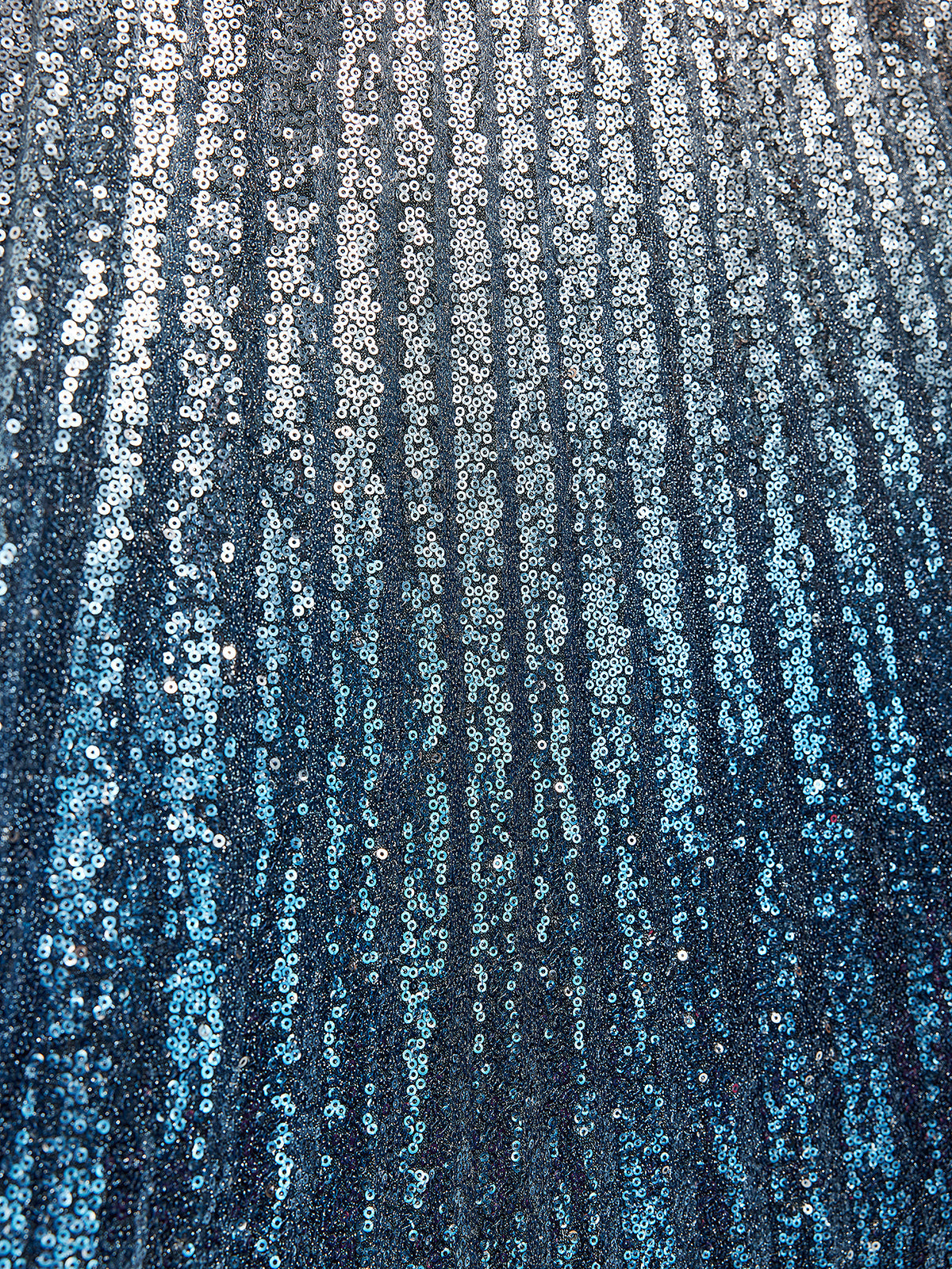 Renk Geçişli Pullu Pileli Midi Etek