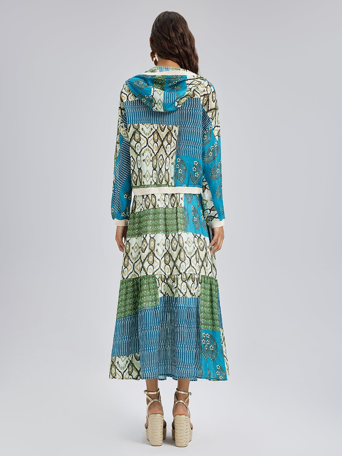 Yazlık Hafif Keten Görünümlü Güneş Koruyucu Ceket