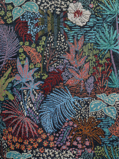 El Yapımı Çok Çiçekli Jakar Boncuklu Ceket