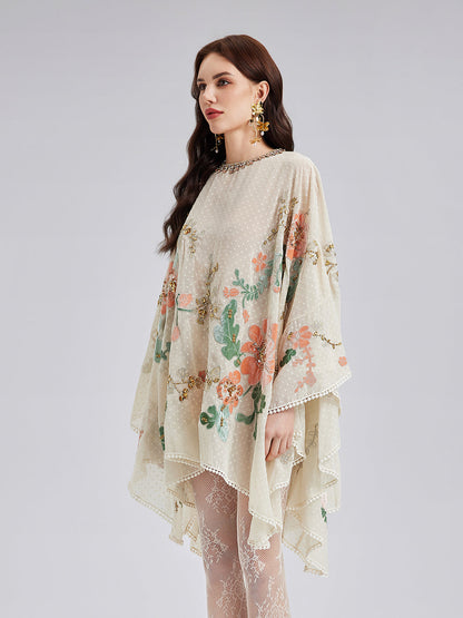 İşlemeli Nakışlı Şık Elbise