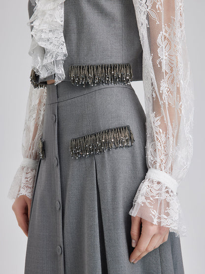 Zahmetsiz Şıklık İpek Etek