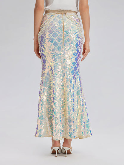 Yanar Döner Pullu Yırtmaçlı Balık Etek