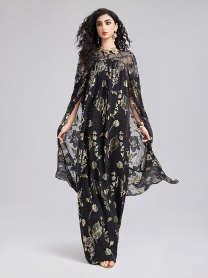 Sınırlı Üretim İpek Jakar Abiye