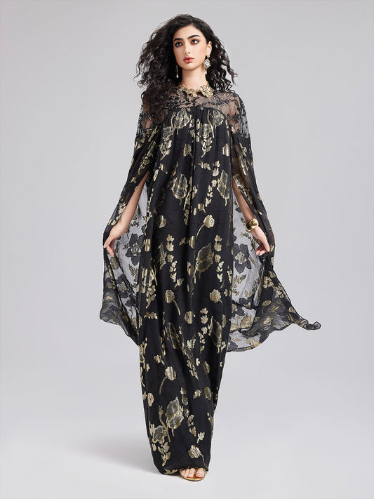 Sınırlı Üretim İpek Jakar Abiye