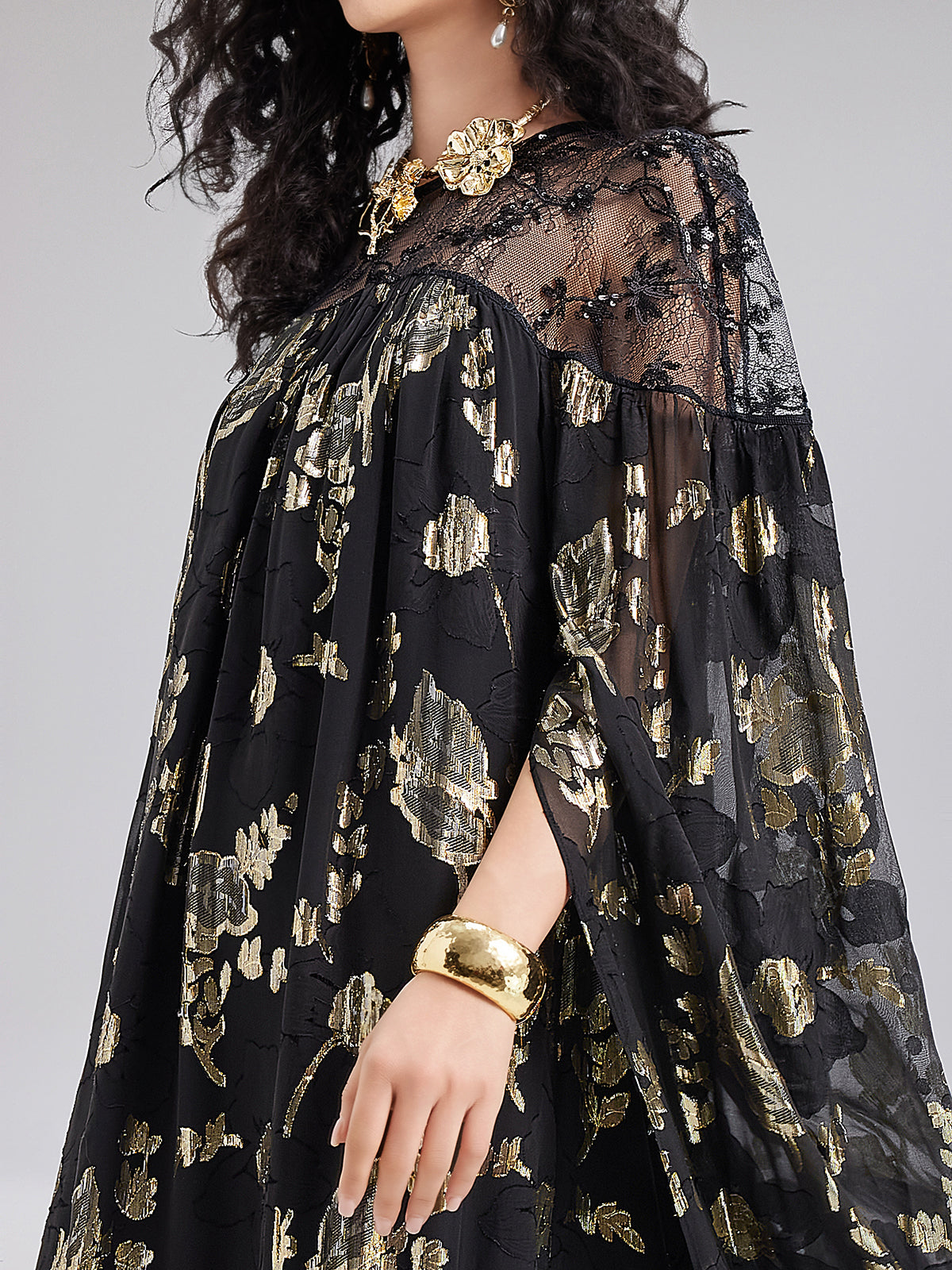 Sınırlı Üretim İpek Jakar Abiye