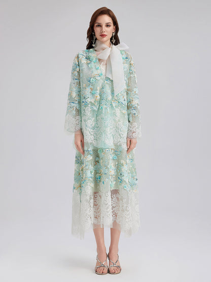 Dantel Pencereli Etek