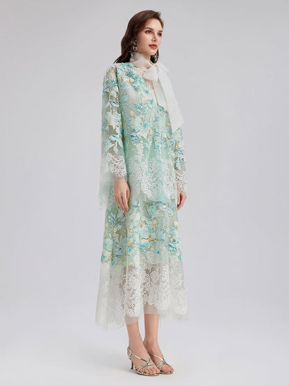 Dantel Pencereli Etek