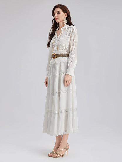 Bohem Dantelli Kloş Etek