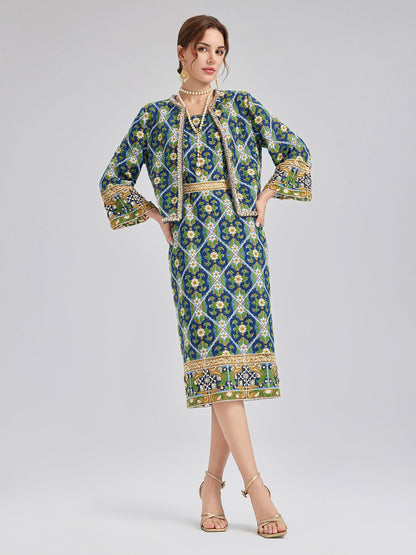 Taş Kenarlı Güpür Dantel Ceket