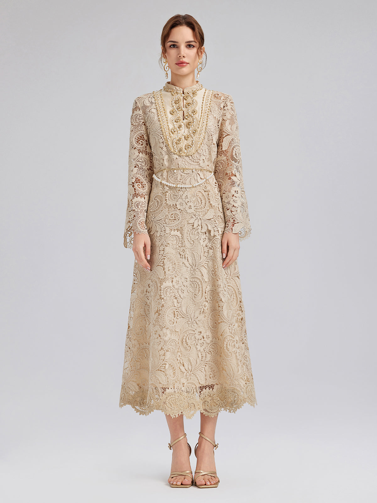 Barok Güpür Dantel Etek