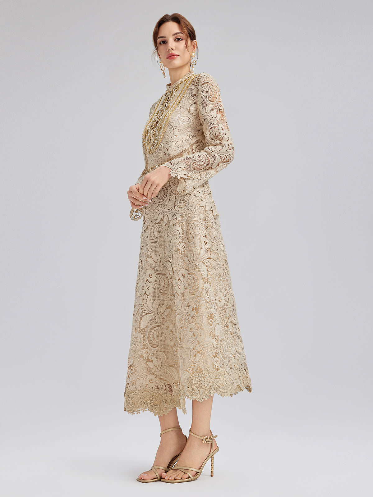 Barok Güpür Dantel Etek