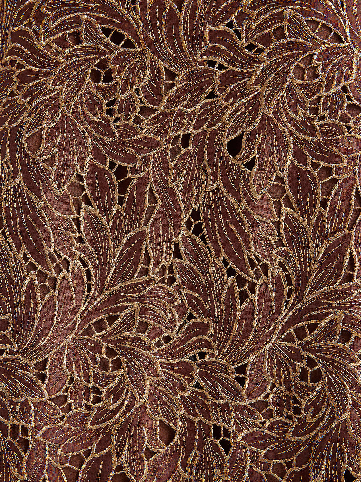 Özel Dantel İşlemeli Gizli Fermuarlı Etek