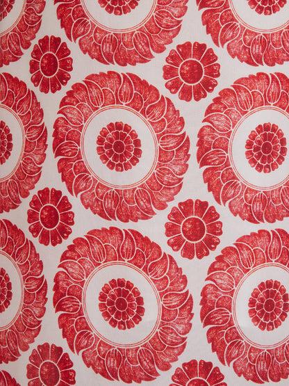 İpek Desenli Bağlamalı Etek