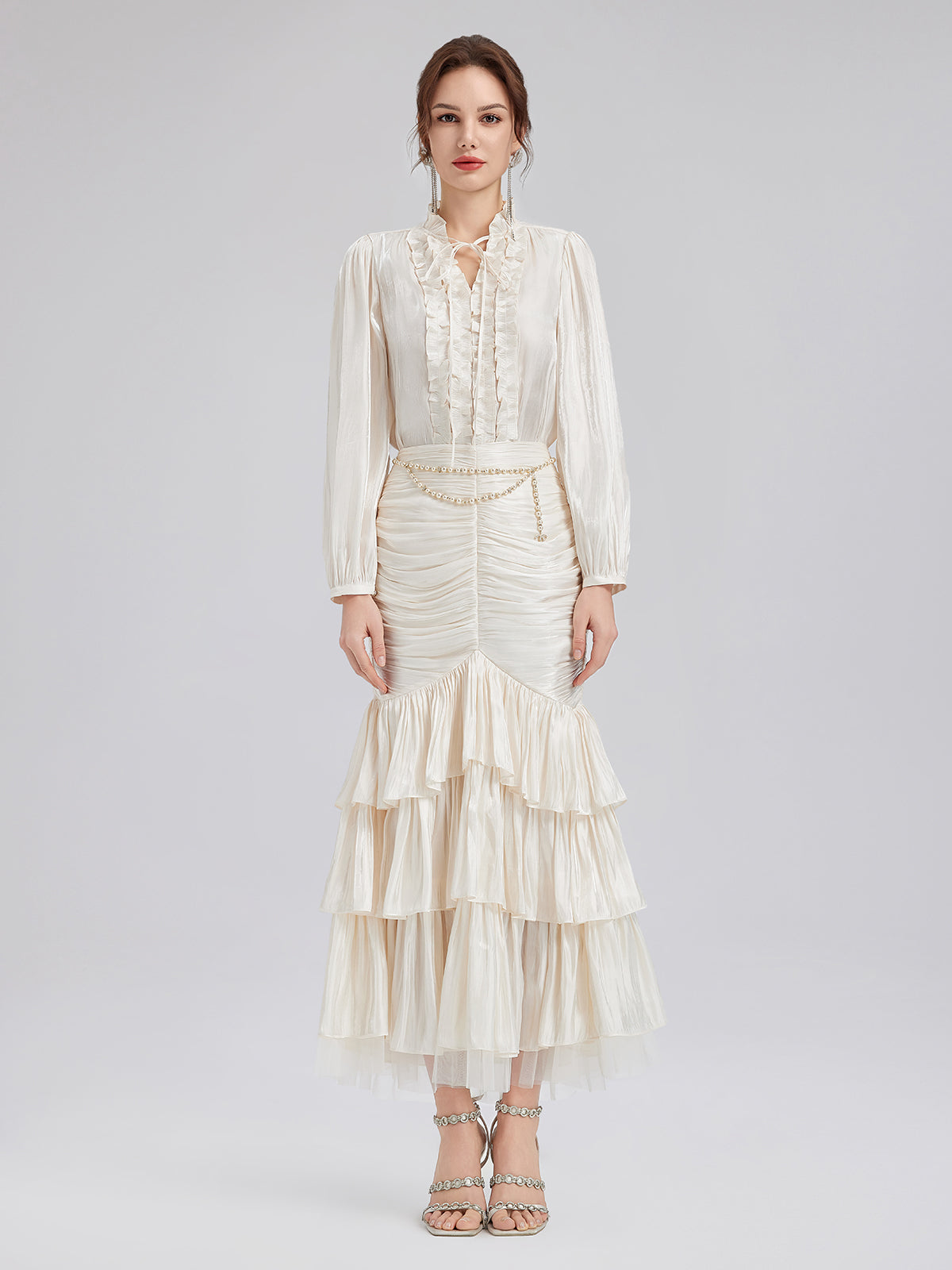 Romantik Ada Temalı Balık Etek