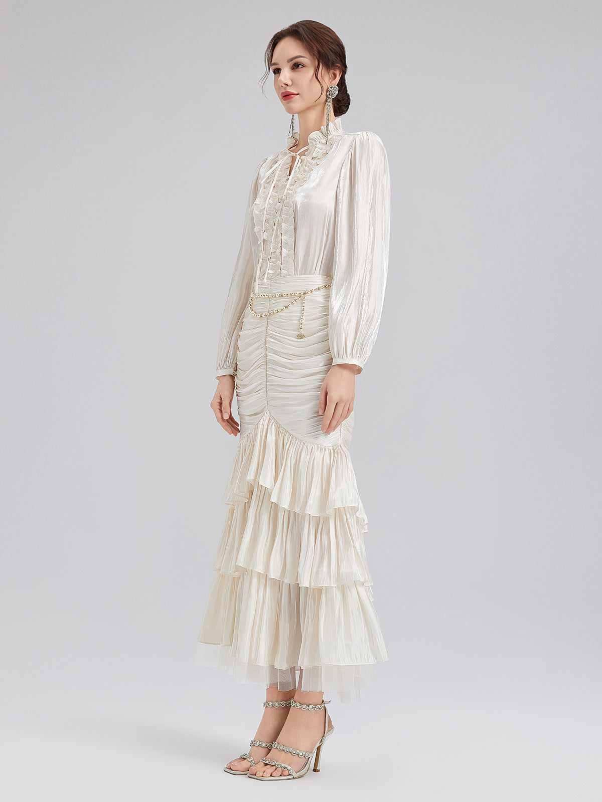 Romantik Ada Temalı Balık Etek