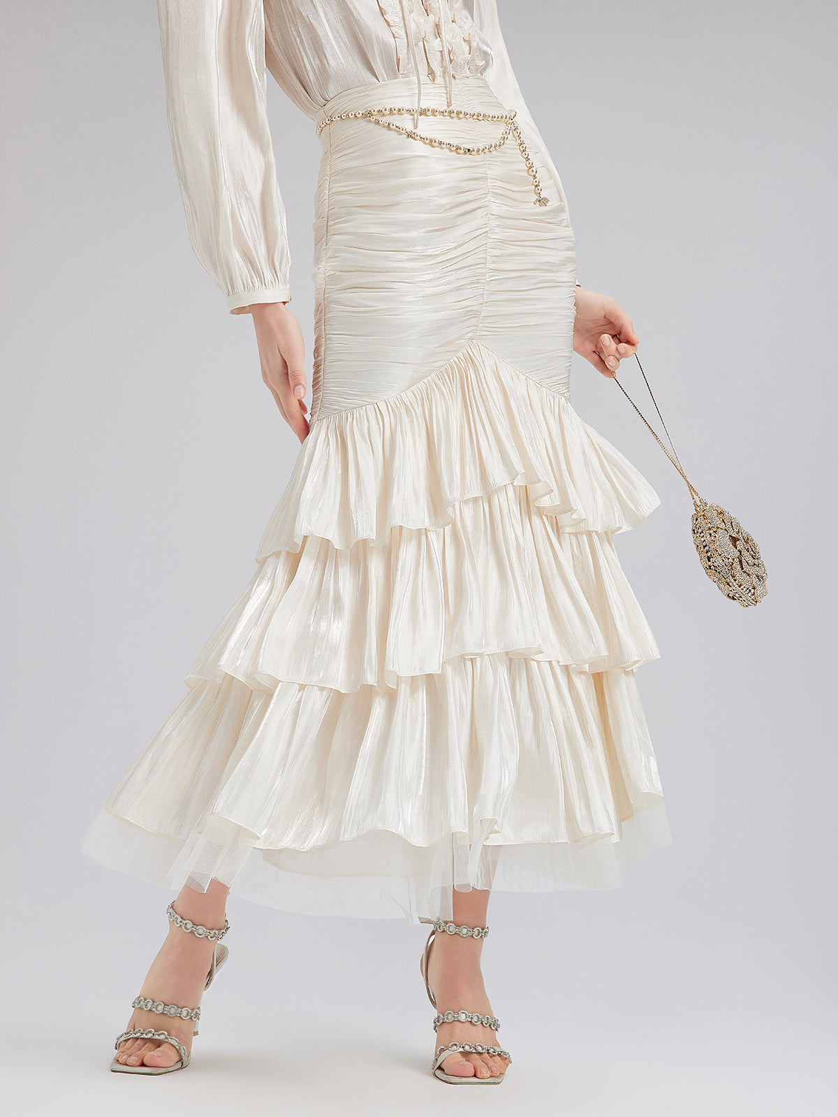 Romantik Ada Temalı Balık Etek