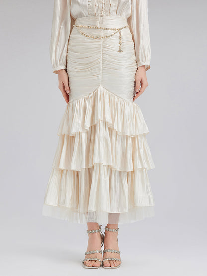 Romantik Ada Temalı Balık Etek