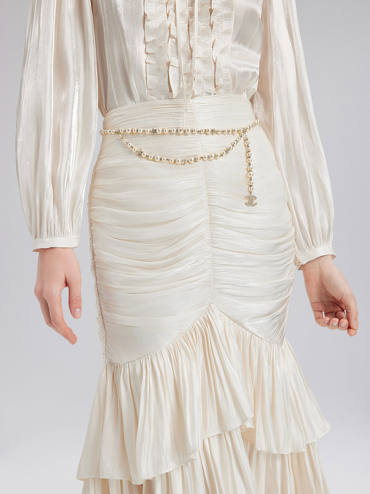 Romantik Ada Temalı Balık Etek