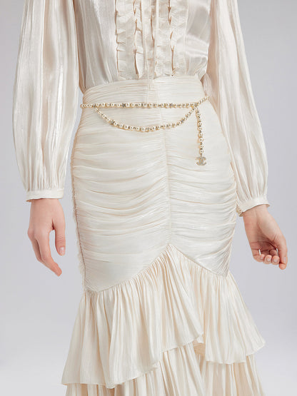 Romantik Ada Temalı Balık Etek