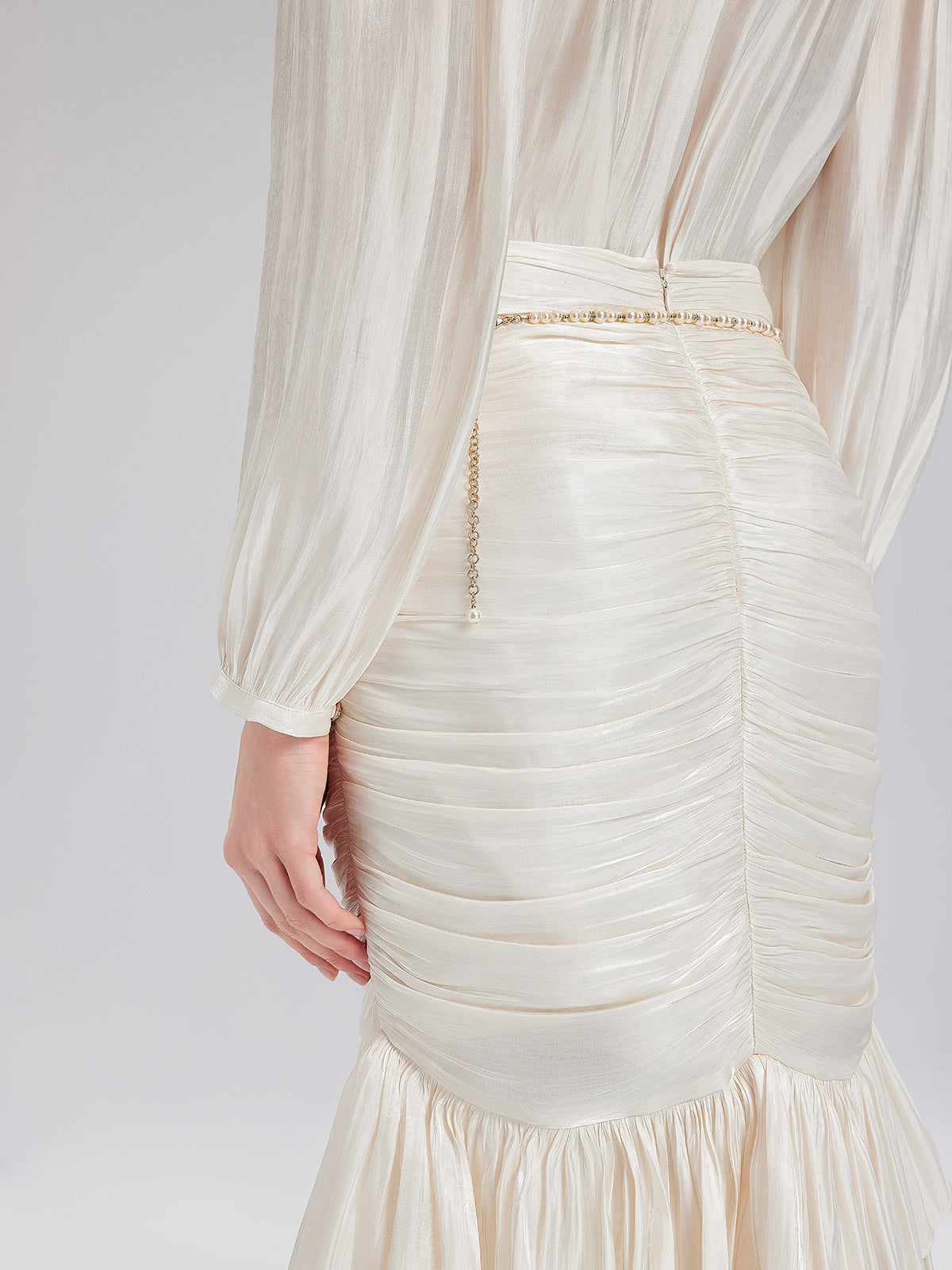 Romantik Ada Temalı Balık Etek