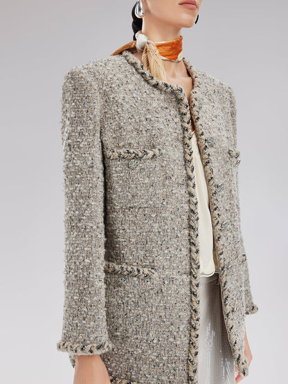 Şık Fransız Tüvit Ceket