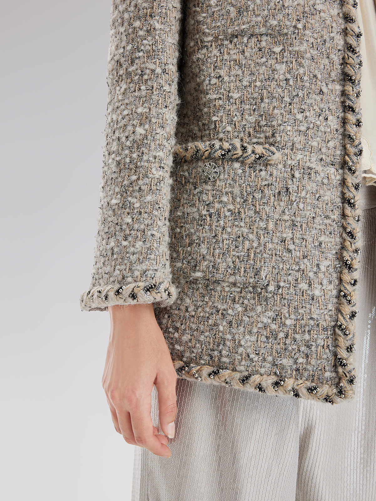 Şık Fransız Tüvit Ceket