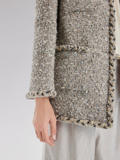 Şık Fransız Tüvit Ceket