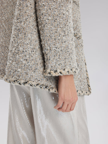 Şık Fransız Tüvit Ceket