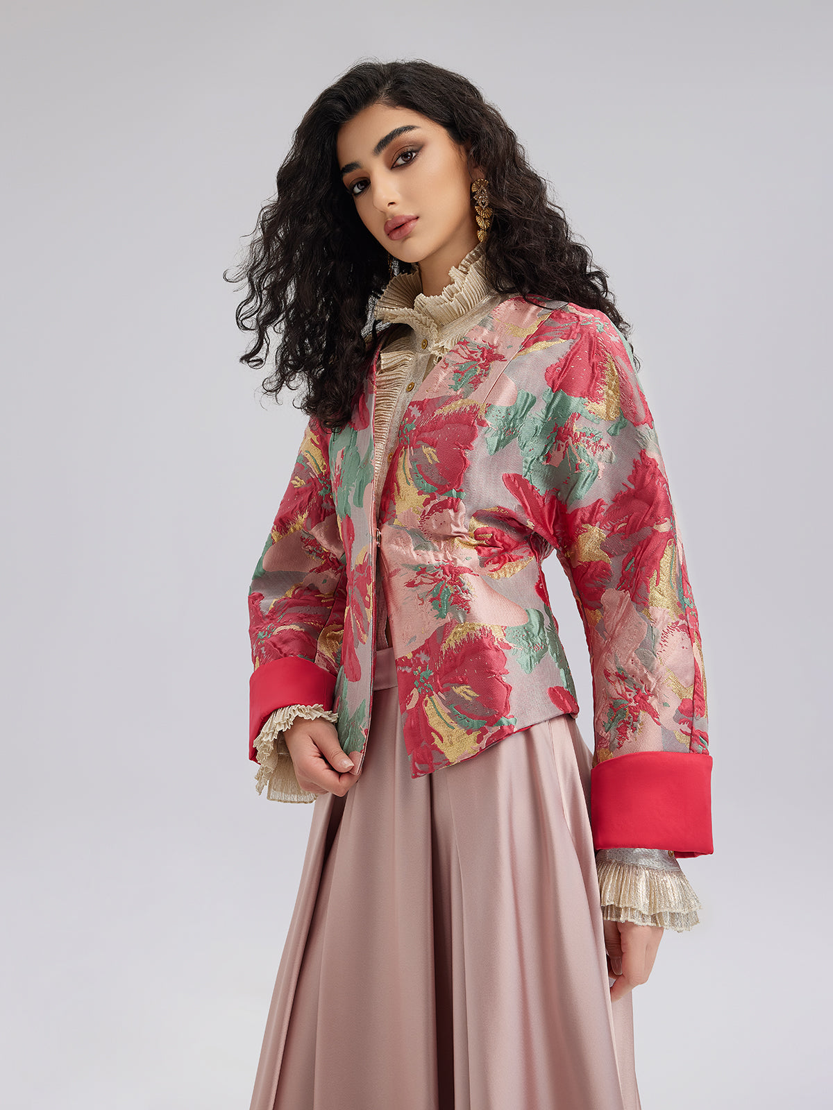 Benzersiz Yağlı Boya İlhamlı Ceket