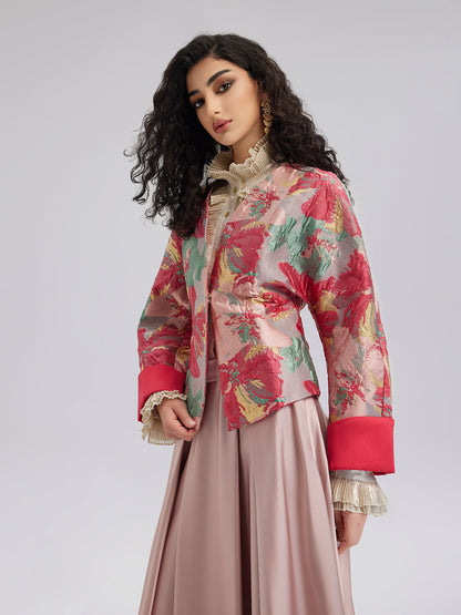 Benzersiz Yağlı Boya İlhamlı Ceket