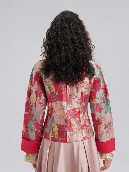 Benzersiz Yağlı Boya İlhamlı Ceket