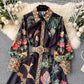 Spring Dress,Floral Long Sleeve Elegant Boho Maxi Wedding Guest Party Dress