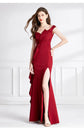 Prom Dress 2024 Mermaid Sexy Ruffles Split Side Off Shoulder Evening Slim Party Dress