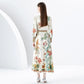 Spring Dress,Floral Long Sleeve Elegant Boho Maxi Wedding Guest Party Dress