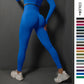 Seamless Gym Yoga Pants Leggings, High Waist Booty Sexy Push Up Gym Tights