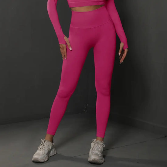 Seamless Gym Yoga Pants Leggings, High Waist Booty Sexy Push Up Gym Tights