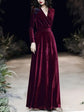 Elegant Velvet Maxi Dress