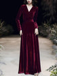 Elegant Velvet Maxi Dress