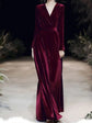 Elegant Velvet Maxi Dress