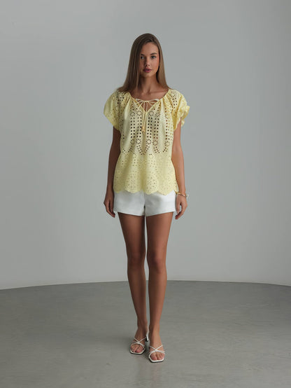 Dantel Işıltı Üst