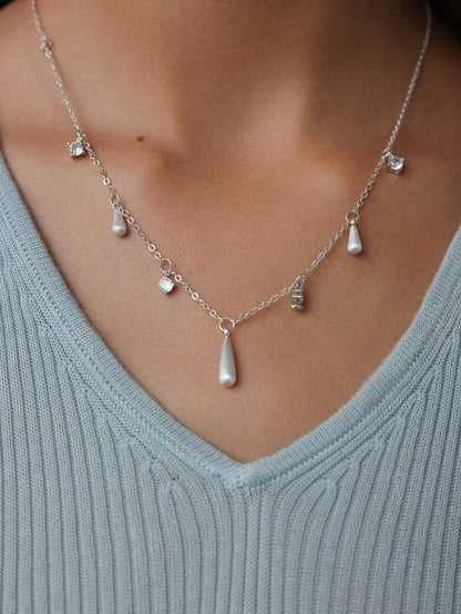 Mermer Desenli Saten Etek