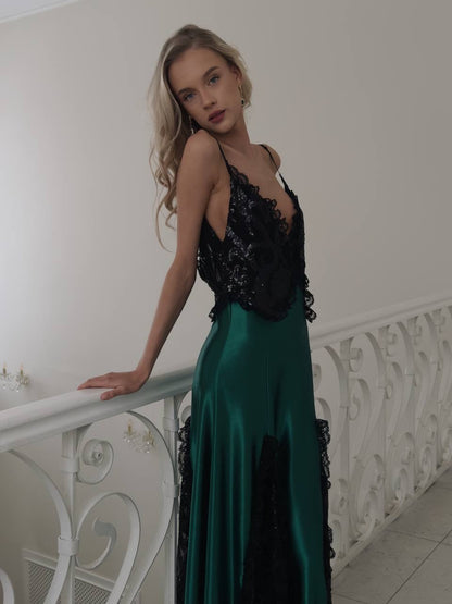 Nocturne Zümrüt Abiye