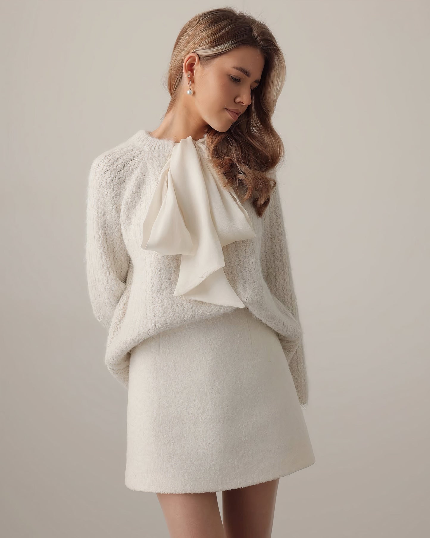 Fiyonk Detaylı Soft Elegance Kazak