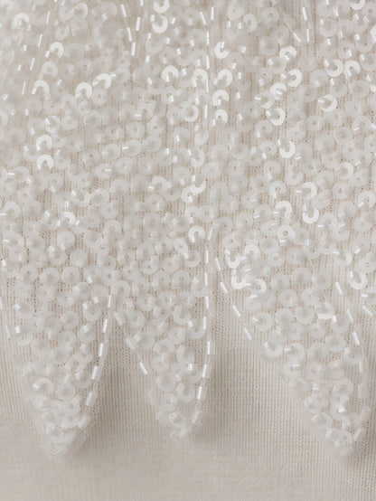 Sparkling Elegance İşlemeli Kazak